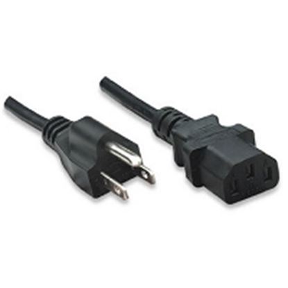 Imagen de PAQ. C/3 - DTC - B-ROBOTIX - CABLE CORRIENTE DE CPU A PARED 1.80 MTS.