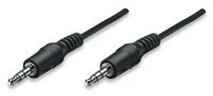 Imagen de PAQ. C/5 - MANHATTAN - CABLE STEREO M-M (IPOD A STEREO) 1.8M                                 