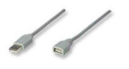 Imagen de PAQ. C/3 - MANHATTAN - CABLE USB EXTENSION 3.0M, GRIS                                        