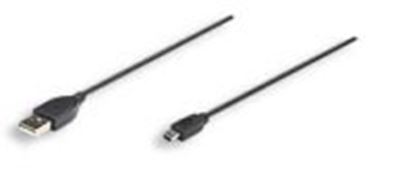 Imagen de PAQ. C/5 - MANHATTAN - CABLE USB V2.0 A-MINI B 1.8M NEGRO                                    