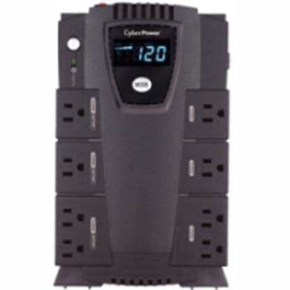 Imagen de CYBER POWER - NOBREAK UPS CYBERPOWER CP600 600VA/340W LCD.COMPACTO.RJ11/45.US