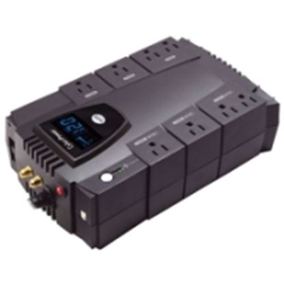 Imagen de CYBER POWER - NOBREAK UPS CYBERPOWER CP825 825VA/450W LCD AVR.COMPACTO.COAX.