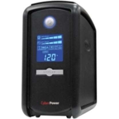 Imagen de CYBER POWER - NOBREAK UPS CYBERPOWER CP850 850VA/510W LCD AVR.MINITORRE.COAX