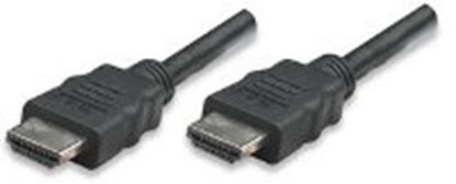 Imagen de PAQ. C/2 - MANHATTAN - CABLE VIDEO HDMI 1.4 M-M  5.0M+ETHERNET                               