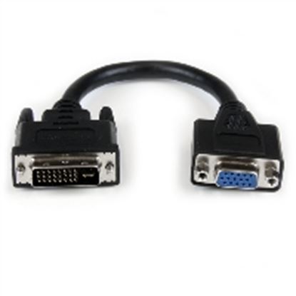 Imagen de PAQ. C/2 - STARTECH - CABLE 20CM ADAPTADOR DVI-I A VGA HD15 CONVERTIDOR .