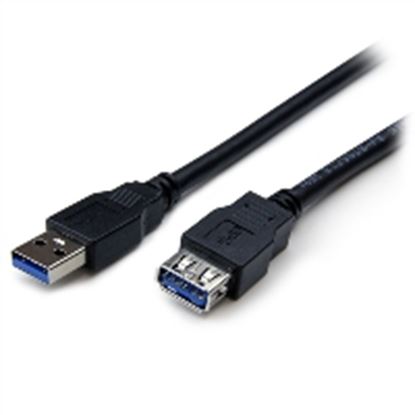Imagen de PAQ. C/2 - STARTECH - CABLE 1M EXTENSION USB 3.0 MACHO A HEMBRA USB A EXTENSOR