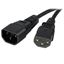 Imagen de PAQ. C/2 - STARTECH - CABLE EXTENSION ALIMENTACION 91CM C14 A C13 14AWG CORRIENTE PC