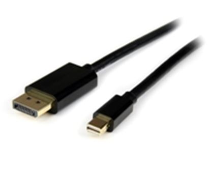 Imagen de STARTECH - CABLE 4M ADAPTADOR MINI DP A DISPLAYPORT MACHO A MACHO NEGRO .