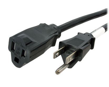 Imagen de PAQ. C/2 - STARTECH - CABLE DE 1.8M ESTANDAR PARA LAPTOP NEMA 5-15P A C5 .