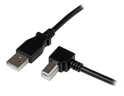 Imagen de PAQ. C/2 - STARTECH - CABLE USB 3M IMPRESORA USB A USB B ACODADO ANGULO DERECHO .