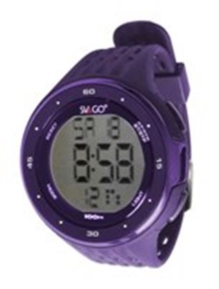 Imagen de SVAGO - RELOJ PILATUS DIGITAL UNISEX, MULTIFUNCIONAL CON PANTALLA LCD, RESISTENCIA 100 M / 10 ATM, COLOR MORADO