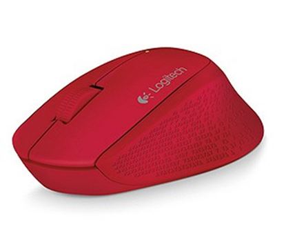 Imagen de LOGITECH - MOUSE LOGITECH M280 ROJO OPTICO INALAMBRICO