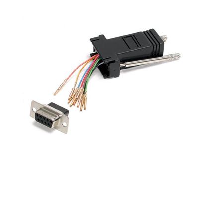 Imagen de PAQ. C/5 - STARTECH - ADAPTADOR MODULAR SERIAL DB9 A A RJ45 HEMBRA A HEMBRA