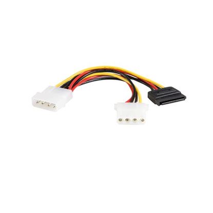 Imagen de PAQ. C/3 - STARTECH - CABLE ADAPTADOR ALIMENTACION 15CM LP4 A PCI-E 6PIN DE TARJETA.