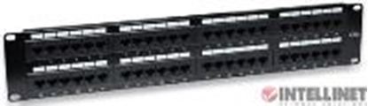 Imagen de INTELLINET - PANEL PARCHEO CAT 5E,48 PTOS 2 NIV. RACK                              