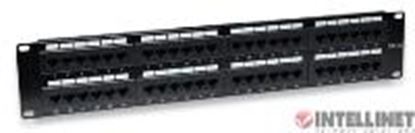 Imagen de INTELLINET - PANEL PARCHEO CAT 6, 48 PTOS 2 NIV. RACK                              