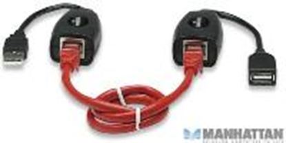 Imagen de MANHATTAN - CABLE USB EXTENSION ACTIVA 60M,VIA RJ45                               