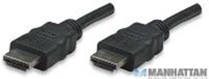 Imagen de PAQ. C/2 - MANHATTAN - CABLE VIDEO HDMI 1.3 M-M  5.0M BOLSA                                  