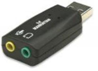 Imagen de MANHATTAN - CONVERTIDOR USB 2.0 A TARJETA SONIDO 5.1                              