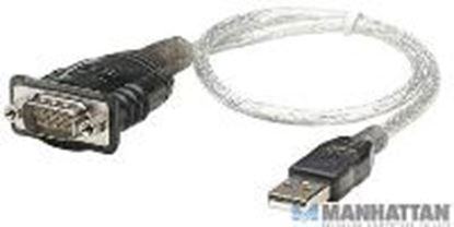 Imagen de MANHATTAN - CONVERTIDOR USB A SERIAL DB9M  BOLSA                                  