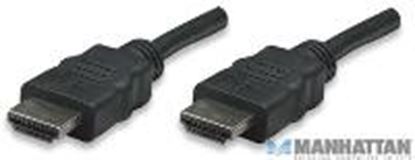 Imagen de PAQ. C/5 - MANHATTAN - CABLE VIDEO HDMI 1.3 M-M  1.8M BOLSA                                  