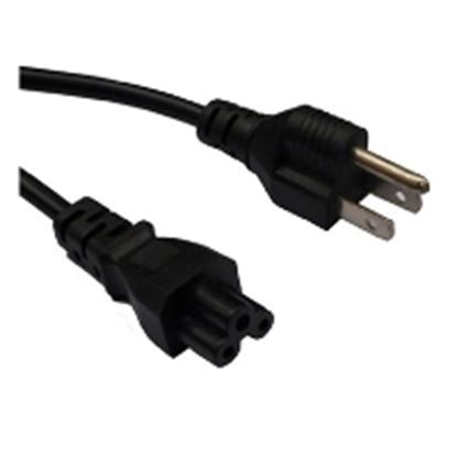 Imagen de PAQ. C/3 - DTC - B-ROBOTIX - CABLE CORRIENTE PARA LAPTOP TIPO TRÉBOL 1.8 MTS.