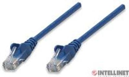 Imagen de PAQ. C/2 - INTELLINET - CABLE PATCH  7.6M(25.0F) CAT 5E UTP AZUL                              