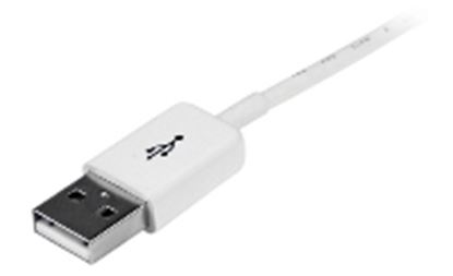 Imagen de PAQ. C/2 - STARTECH - CABLE 1M MICRO USB B A USB A ADAPTADOR BLANCO TELEFONO .