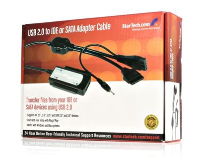 Imagen de STARTECH - ADAPTADOR SATA IDE A USB 2.0 .
