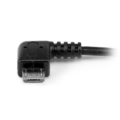 Imagen de PAQ. C/3 - STARTECH - CABLE ADAPTADOR MICROUSB A USB OTG 12CM ACODADO MACHO HEMBRA .
