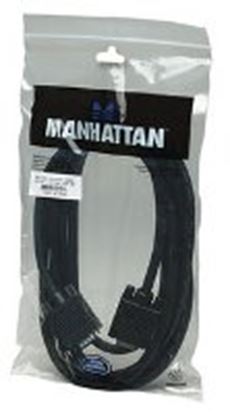 Imagen de PAQ. C/2 - MANHATTAN - CABLE MONITOR SVGA 8MM HD15M-M  3.0M                                  