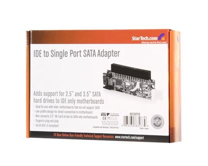 Imagen de STARTECH - CONVERTIDOR ADAPTADOR BIDIRECCIONAL IDE ATA 40PIN A SATA