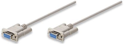 Imagen de PAQ. C/2 - MANHATTAN - CABLE NULL MODEM DB9H-H 1.8M, 7C                                      