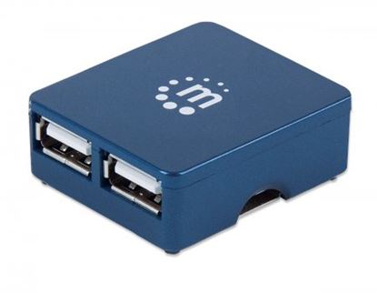 Imagen de PAQ. C/2 - MANHATTAN - HUB USB V2.0  4 PTOS MICRO                                            