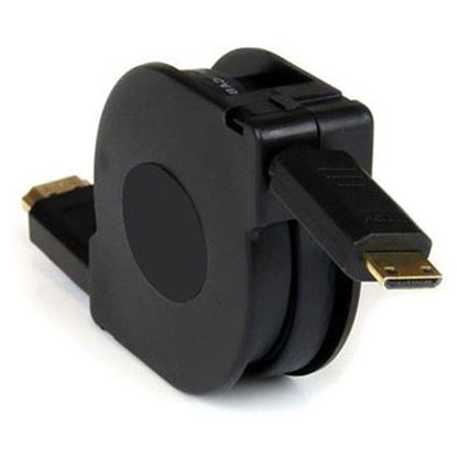 Imagen de PAQ. C/2 - DTC - B-ROBOTIX - CABLE HDMI RETRÁCTIL V1.4, 1.1 MTS. NEGRO 