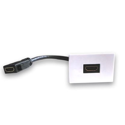 Imagen de PAQ. C/2 - DTC - B-ROBOTIX - ELITE INSERTO HDMI HEMBRA A HEMBRA V 1.4 CON CABLE 
