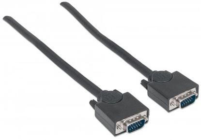 Imagen de PAQ. C/2 - MANHATTAN - CABLE MONITOR SVGA 8MM HD15M-M  4.5M                                  