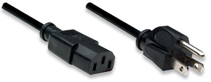 Imagen de PAQ. C/2 - MANHATTAN - CABLE CORRIENTE CPU/MON-PARED 1.8M                                    