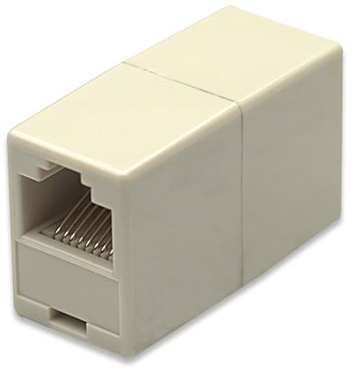 Imagen de PAQ. C/10 - INTELLINET - COPLE MODULAR 1 A 1 8P8C, RJ45                                        