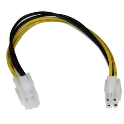 Imagen de PAQ. C/3 - STARTECH - CABLE 0.2M EXTENSOR ATX 12V 4 PINES ALIMENTACION MACHO A HEMBR.