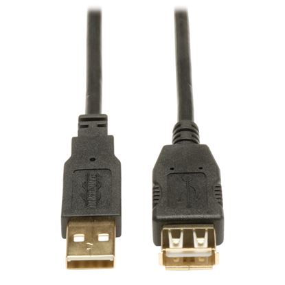 Imagen de PAQ. C/3 - TRIPLITE - CABLE DE EXTENSION USB 2.0 DE ALTA VELOCIDAD A M/H 3.05M