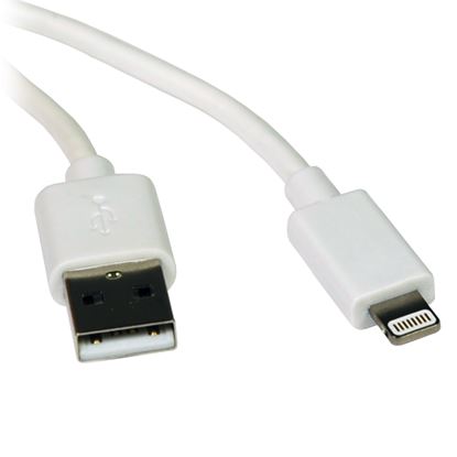 Imagen de TRIPLITE - CABLE USB DE SINC/CARGA C CONECTOR LIGHTNING BLANCO 0.91M.