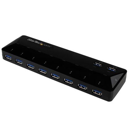 Imagen de STARTECH - CONCENTRADOR USB 3.0 10 PUERTO S HUB 2 PUERTOS DE 1.5A