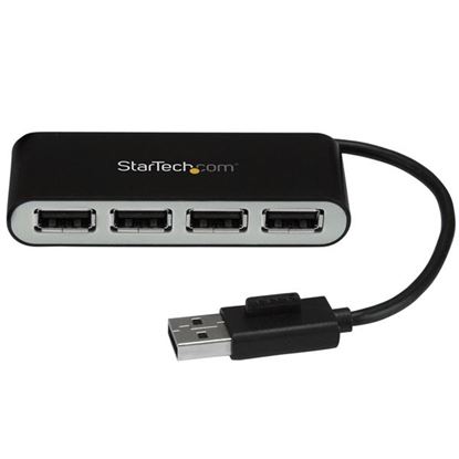 Imagen de STARTECH - HUB USB 2.0 4 PUERTOS CON CABL E INTEGRADO