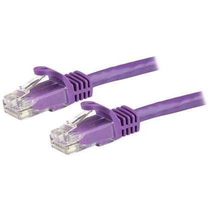Imagen de PAQ. C/3 - STARTECH - CABLE DE RED 1M PURPURA CAT6 E THERNET GIGABIT SIN ENGANCHES