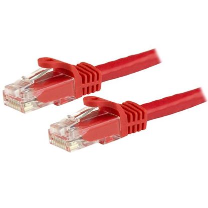 Imagen de PAQ. C/3 - STARTECH - CABLE DE RED DE 15CM ROJO CAT6 6 ETHERNET GIGABIT SIN ENGANCHES