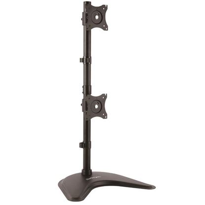 Imagen de STARTECH - SOPORTE VERTICAL ACERO PARA 2 MONITORES BASE AJUSTABLE VESA