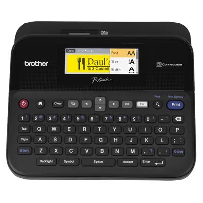 Imagen de BROTHER - ROTULADORA PORTATIL PT-D600 PARA CINTAS DE 3.5 A 24 MM