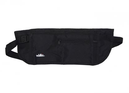 Imagen de WALLIS - CARTERA DE SEGURIDAD CON CORREA PARA CINTURA, 38X13 CM, COLOR NEGRO