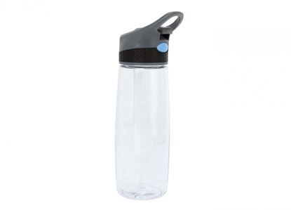 Imagen de WALLIS - CILINDRO DE TRITAN BPA FREE CON AGARRADERA, POPOTE Y BOTÓN ANTIDERRAME, 680 ML, TRANSPARENTE